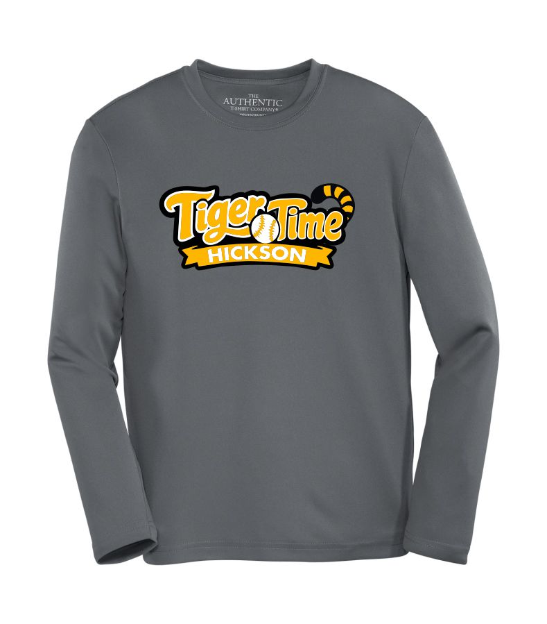 Adult Tiger Time Performance Long Sleeve Tee